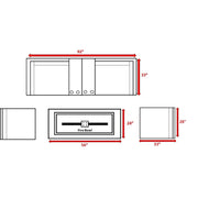 Outdoor Elegance Conversation Set With Fire Pit - R&R Furniture Gallery (Fountain Valley, CA)