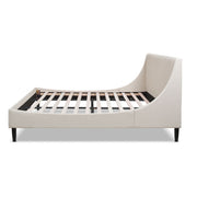 Aspen - King Vertical Tufted Headboard Platform Bed Set - Light Beige - R&R Furniture Gallery (Fountain Valley, CA)