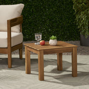 Halcyon - Outdoor Side Table With Slat Design - R&R Furniture Gallery (Fountain Valley, CA)