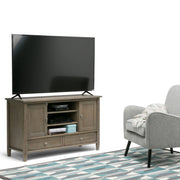 Warm Shaker - TV Media Stand Handcrafted - R&R Furniture Gallery (Fountain Valley, CA)