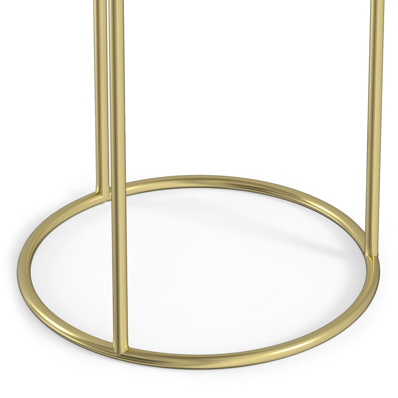 Ashley - 2 Piece Nesting Table - Gold - R&R Furniture Gallery (Fountain Valley, CA)