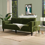 Nicholi - Mid-Century Modern Sofa - Olive Green - R&R Furniture Gallery (Fountain Valley, CA)