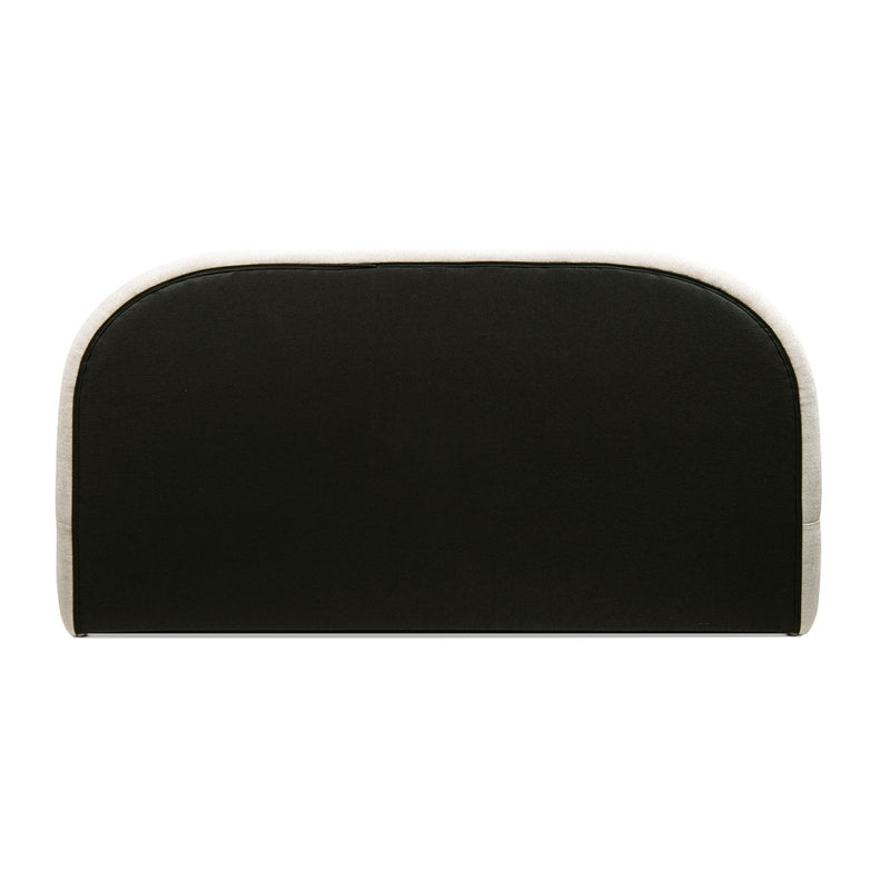 Jennifer Taylor Home Archie Puffy Grounded upholstered platform bed with plush fabric and modern design in a cozy bedroom setting.