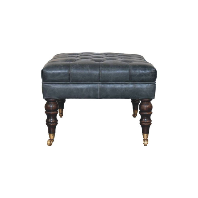 Buffalo - Ottoman With Castor Legs - R&R Furniture Gallery (Fountain Valley, CA)