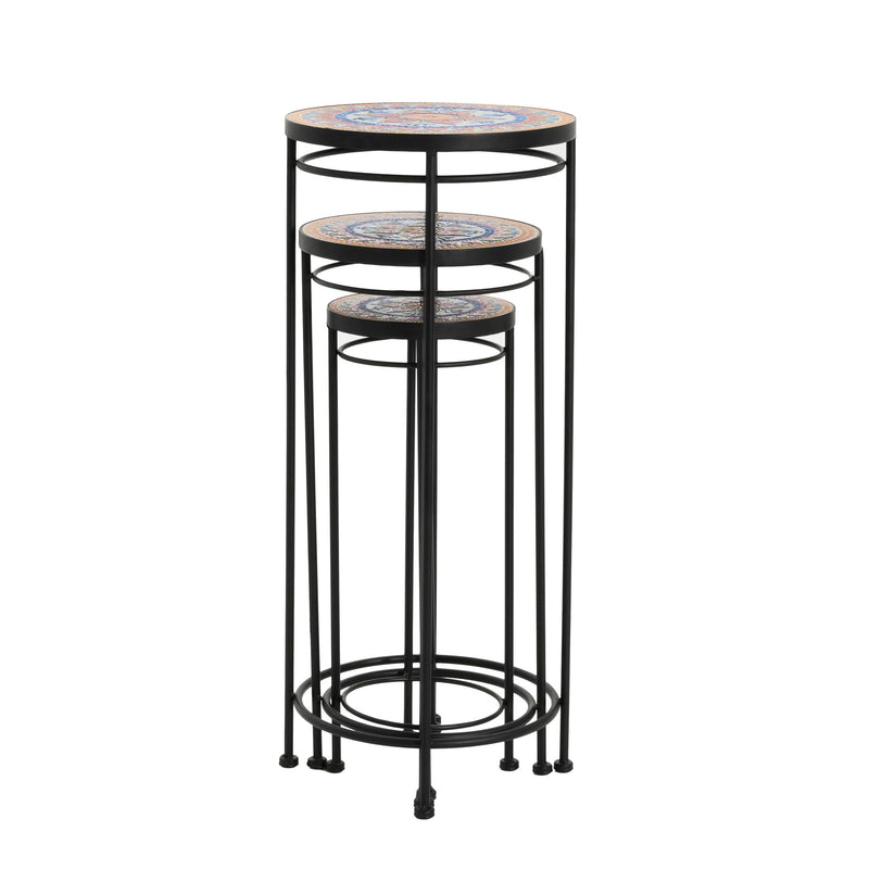 Wesley - Plant Stand - Black / Red - R&R Furniture Gallery (Fountain Valley, CA)