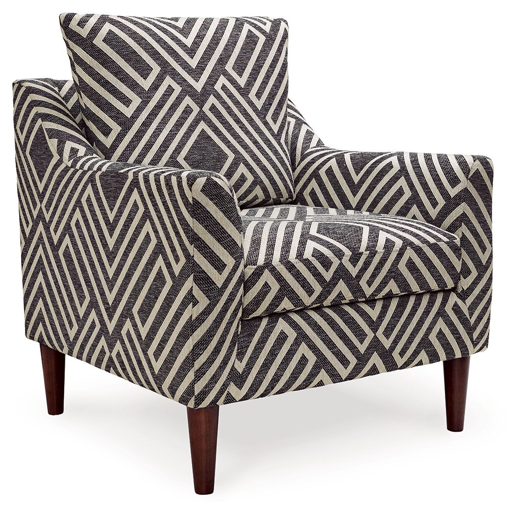 Morrilton Next-Gen Nuvella - Accent Chair - Natural / Charcoal - R&R Furniture Gallery (Fountain Valley, CA)