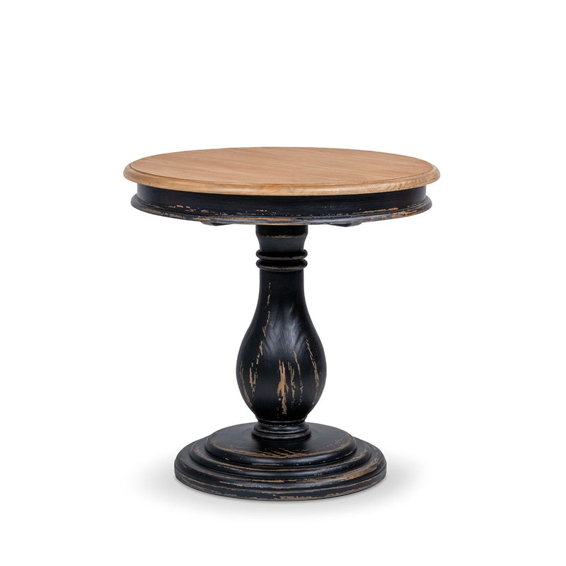 Winslow - Round Pedestal Side Table - Natural / Light Brown