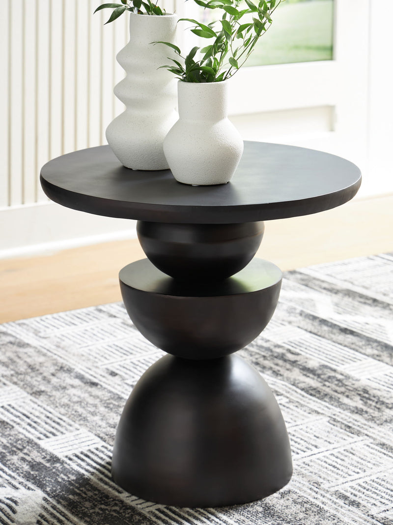 Kurtson - Accent Table - Bronze Finish - R&R Furniture Gallery (Fountain Valley, CA)