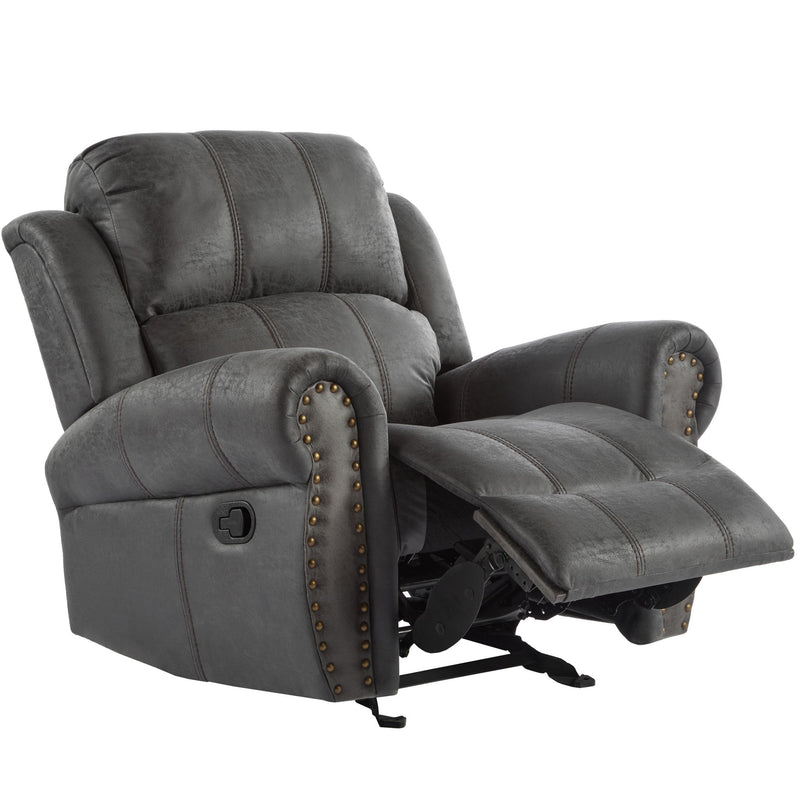 Wide Standard Manual Glider Recliner - R&R Furniture Gallery (Fountain Valley, CA)