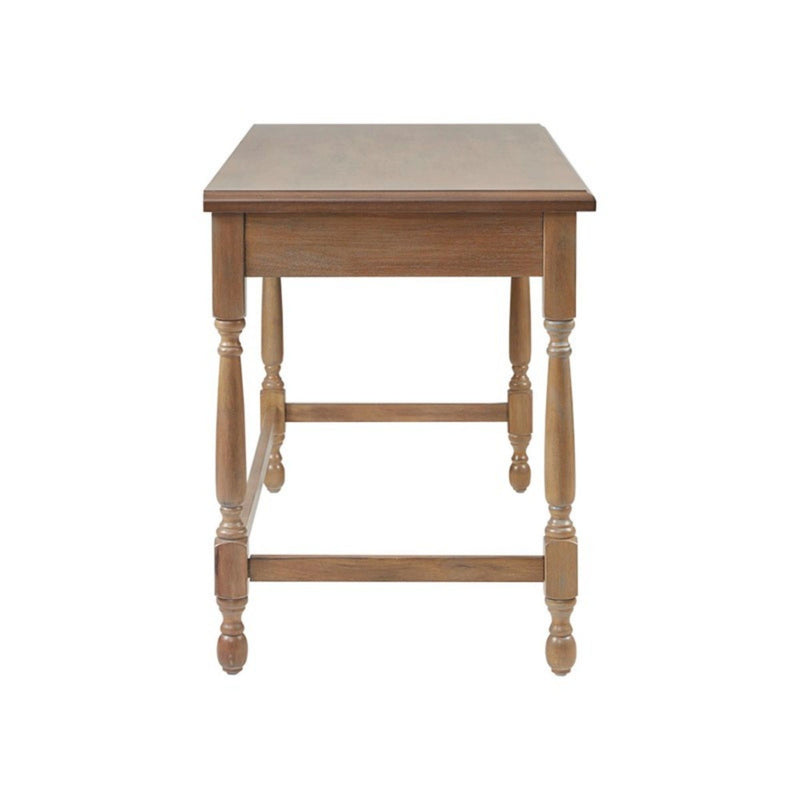 Tabitha - Desk With Drawer And Turned Legs - Natural - R&R Furniture Gallery (Fountain Valley, CA)