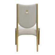 Scotts Square - Dining Side Chair (Set of 2) - Light Champagne - R&R Furniture Gallery (Fountain Valley, CA)