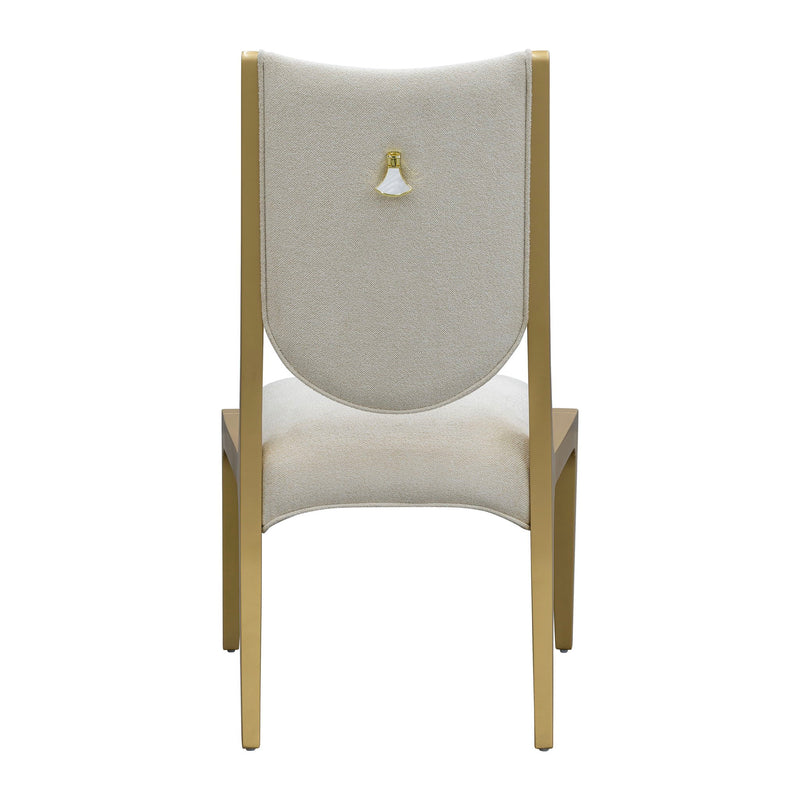 Scotts Square - Dining Side Chair (Set of 2) - Light Champagne - R&R Furniture Gallery (Fountain Valley, CA)