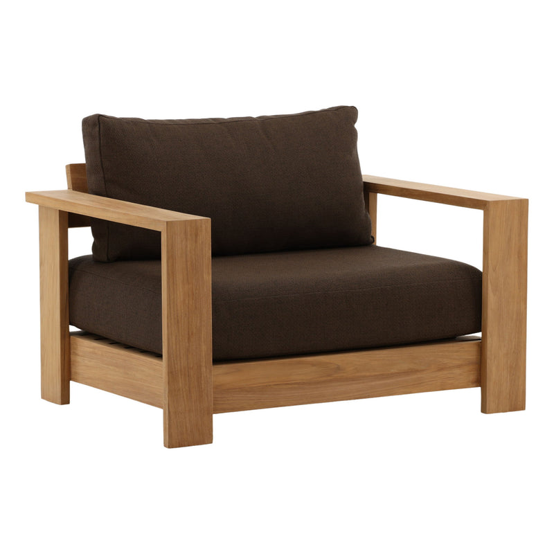 Naya - Outdoor Sofa Chair - Woolacombe Chocolate And Natural