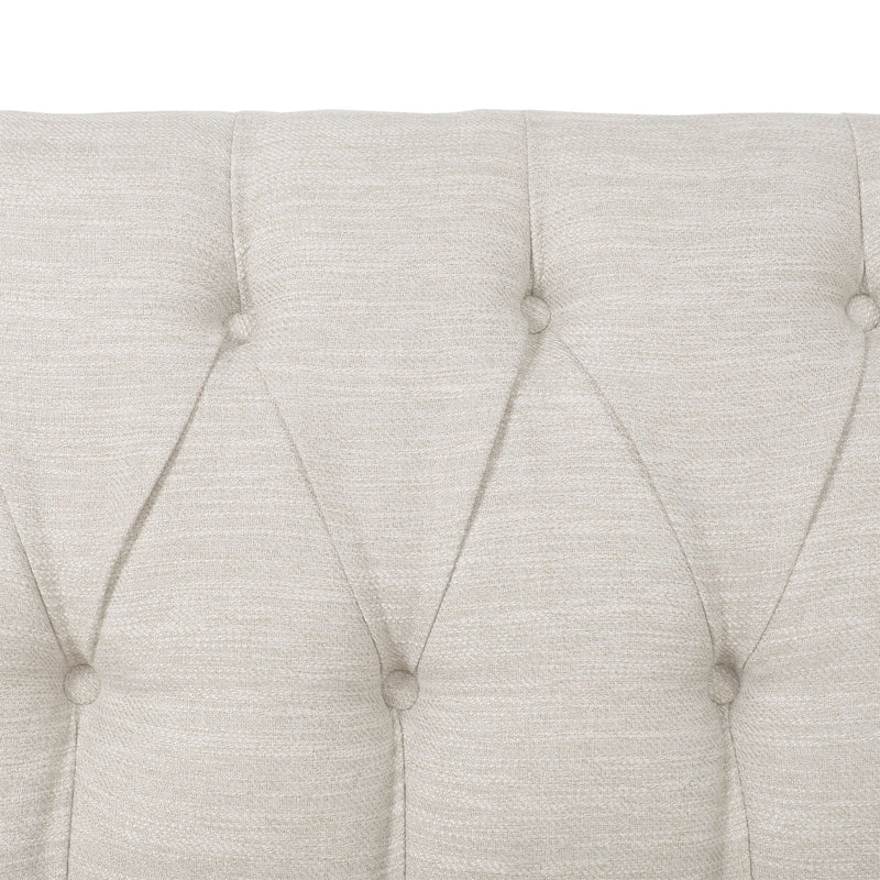 Sophisticated Loveseat With Diamond Stitched Detailing - R&R Furniture Gallery (Fountain Valley, CA)