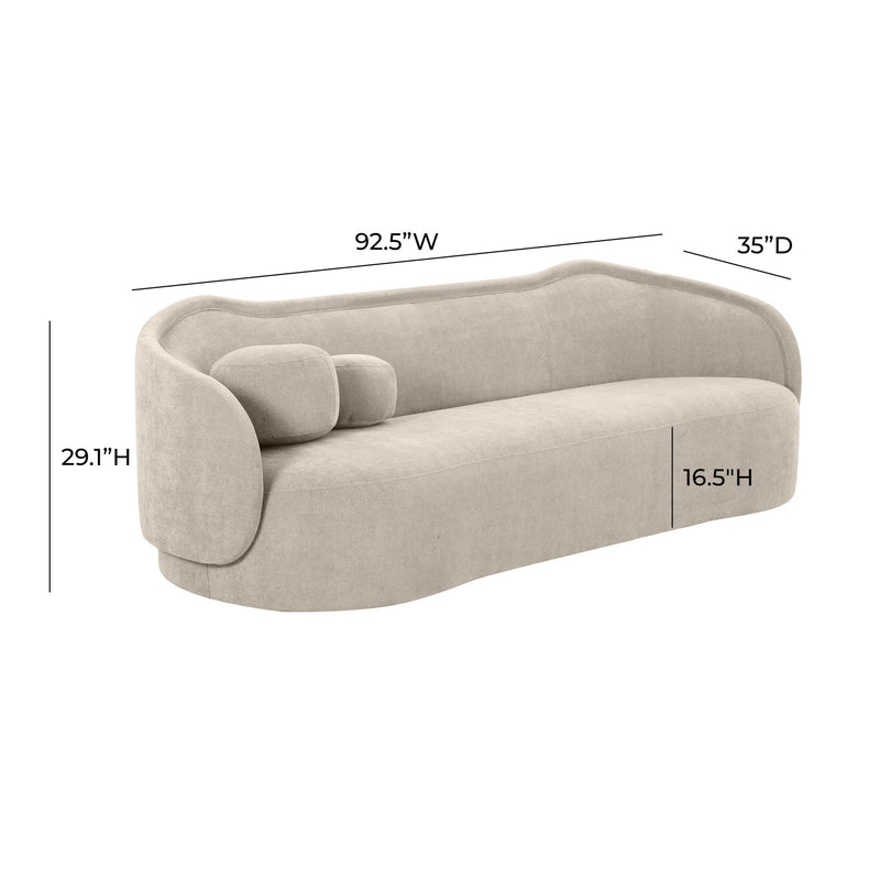 Circe - Textured Velvet Sofa - R&R Furniture Gallery (Fountain Valley, CA)