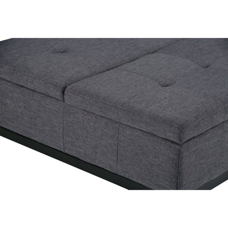 Dover - Multifunctional Lift Top Coffee Table Storage Ottoman - R&R Furniture Gallery (Fountain Valley, CA)
