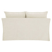Shane - Loveseat With 2 Pillows - Beige Linen - R&R Furniture Gallery (Fountain Valley, CA)