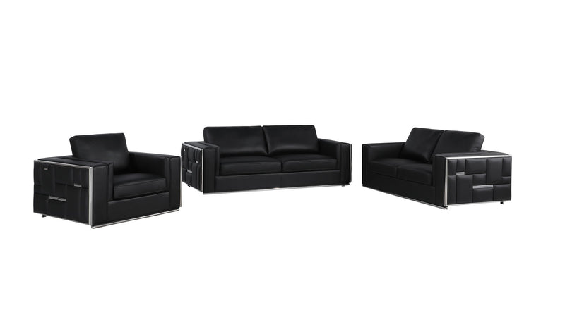 1130 - Top Grain Italian Leather Living Room Set - R&R Furniture Gallery (Fountain Valley, CA)