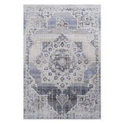 Payas - 8' X 10' Medallion Area Rug - Cream / Blue - R&R Furniture Gallery (Fountain Valley, CA)