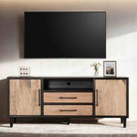 72" TV Stand, Light White Wash - FM49003BK-TV