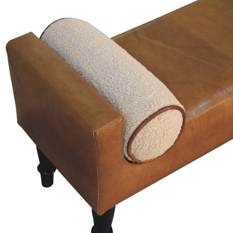 Buffalo - Chester Bench - Walnut - R&R Furniture Gallery (Fountain Valley, CA)