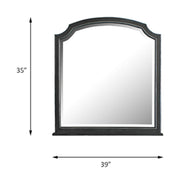 House Beatrice - Mirror - Charcoal - R&R Furniture Gallery (Fountain Valley, CA)