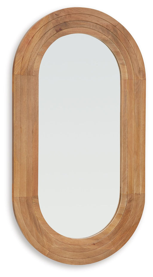 Daverly - Accent Mirror - Brown - R&R Furniture Gallery (Fountain Valley, CA)