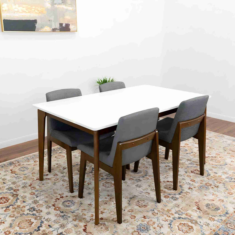Levi - Modern Style Rectangular Dining Kitchen Table - R&R Furniture Gallery (Fountain Valley, CA)