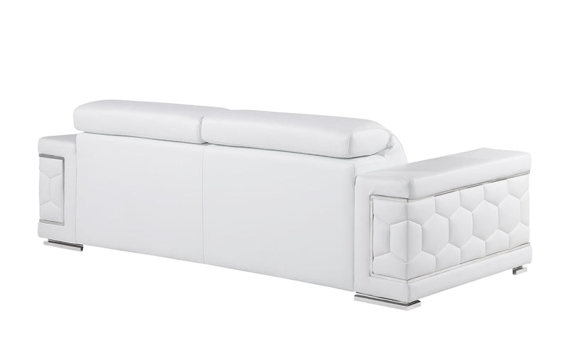 296 - Leather Sofa - R&R Furniture Gallery (Fountain Valley, CA)