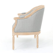 French Country Chesterfield Style Tufted Loveseat - R&R Furniture Gallery (Fountain Valley, CA)