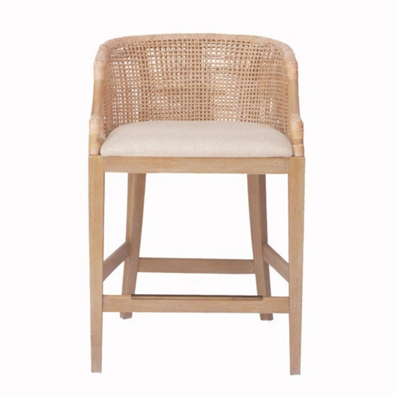 Casual Handcrafted Rattan Counter Stool - R&R Furniture Gallery (Fountain Valley, CA)