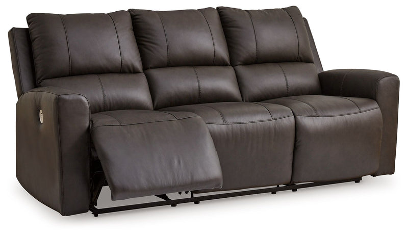 Boxmere - Reclining Power Sofa - Storm - R&R Furniture Gallery (Fountain Valley, CA)
