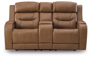 Knightington - Power Reclining Loveseat With Audio Seating - R&R Furniture Gallery (Fountain Valley, CA)