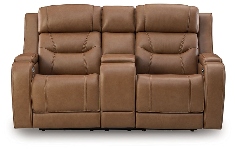 Knightington - Power Reclining Loveseat With Audio Seating - R&R Furniture Gallery (Fountain Valley, CA)