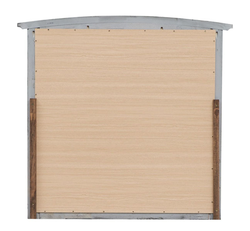 Elegant wall mirror by Glory Furniture with a sleek, modern frame suitable for living rooms or bedrooms.