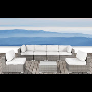 Seating Set With Cushions Handcrafted Wicker Design - R&R Furniture Gallery (Fountain Valley, CA)