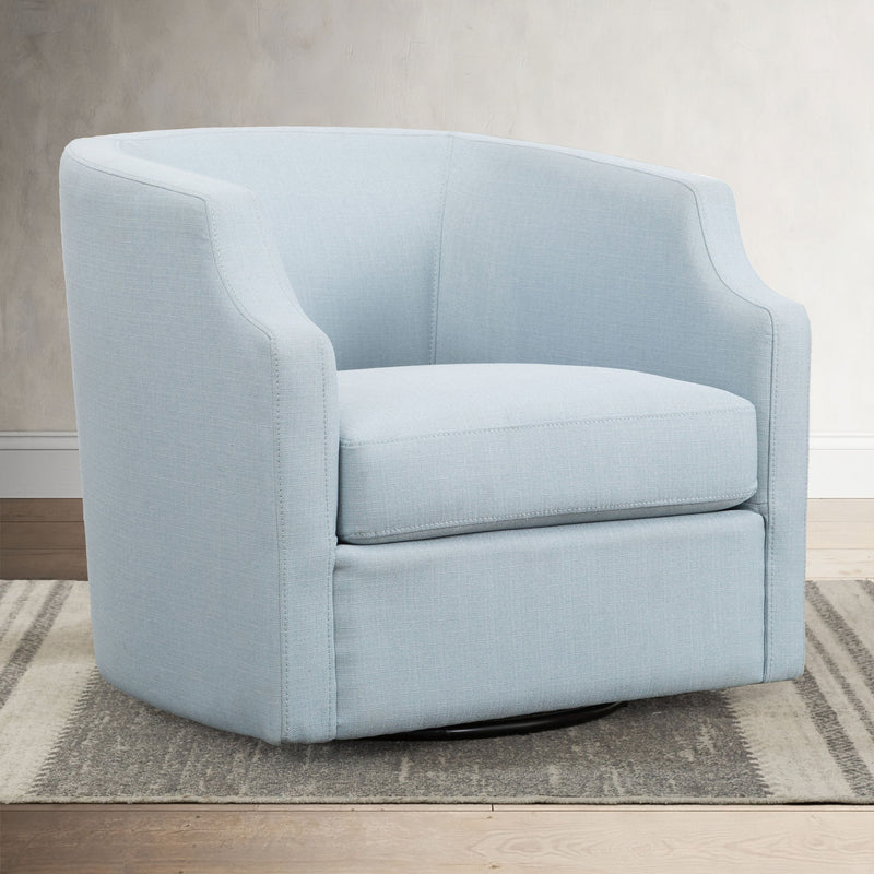 Isabelle - Swivel Glider Barrel Chair - R&R Furniture Gallery (Fountain Valley, CA)