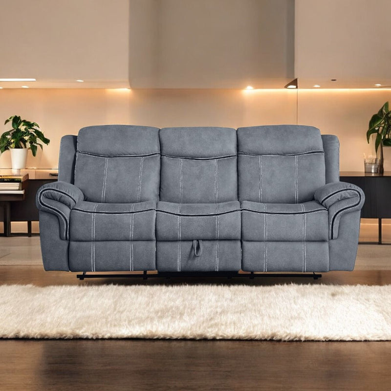 Zubaida - Sofa w/USB Dock & Console(Motion) - R&R Furniture Gallery (Fountain Valley, CA)