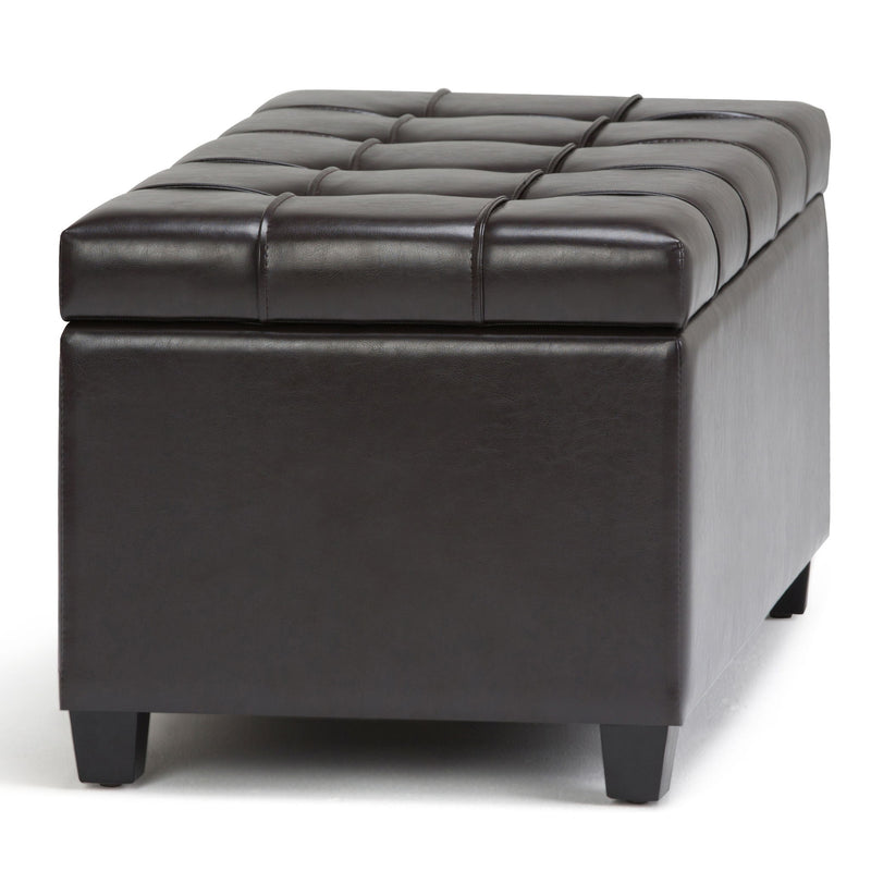 Sienna - Upholstered Storage Ottoman Bench - R&R Furniture Gallery (Fountain Valley, CA)