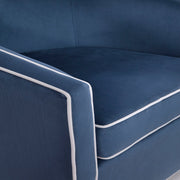 Kendall - Swivel Chair With Barrel Back Design - R&R Furniture Gallery (Fountain Valley, CA)