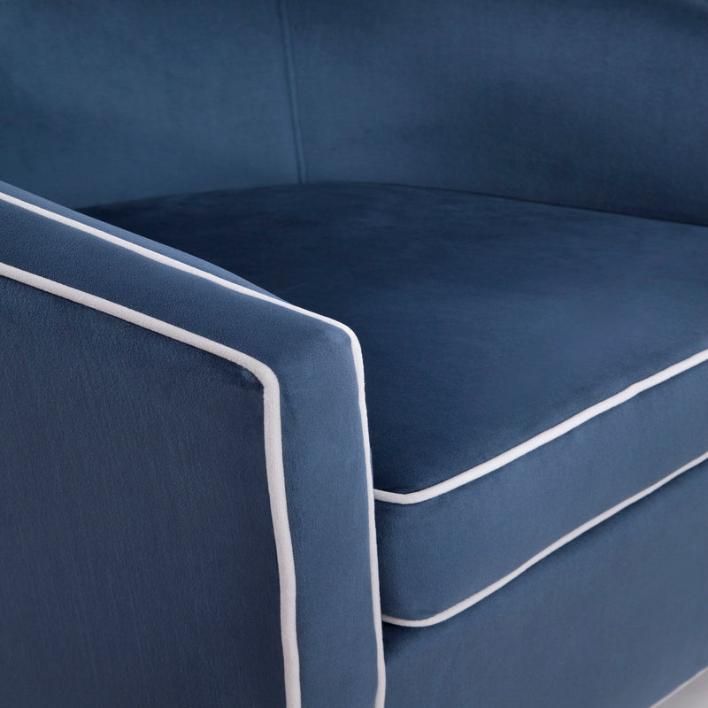 Kendall - Swivel Chair With Barrel Back Design - R&R Furniture Gallery (Fountain Valley, CA)