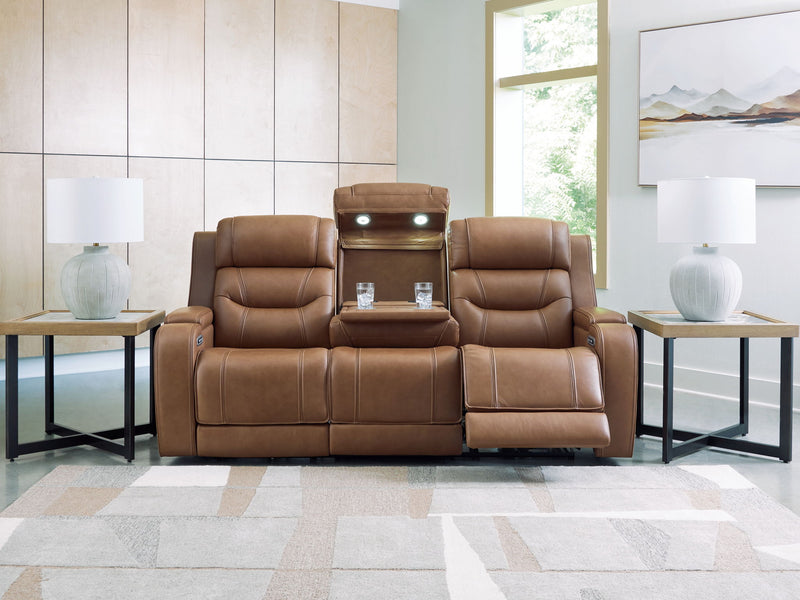Knightington - Power Reclining Sofa With Audio Seating - R&R Furniture Gallery (Fountain Valley, CA)