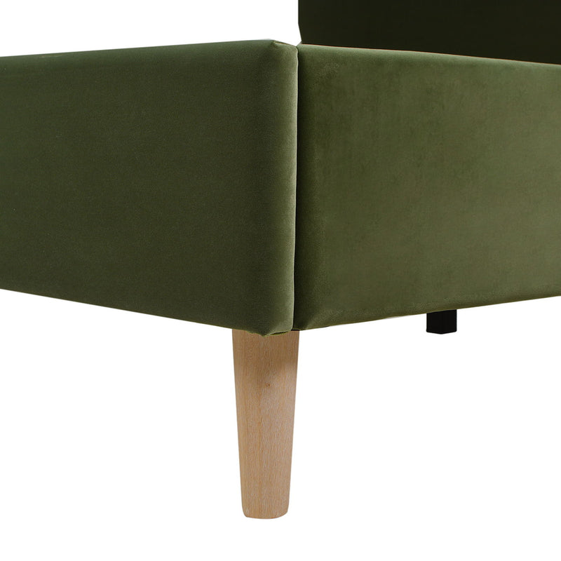 Stockholm - Modern Wavy Headboard Platform Bed - R&R Furniture Gallery (Fountain Valley, CA)
