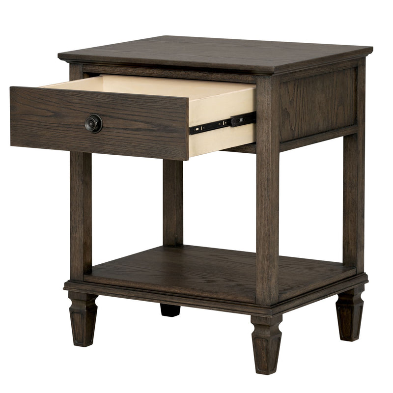 Victoria - Bedside Table With Drawer And Shelf - R&R Furniture Gallery (Fountain Valley, CA)