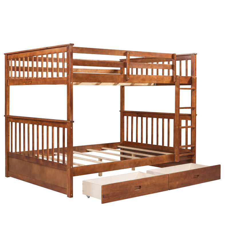 Bunk Bed With Ladders And 2 Storage Drawers - R&R Furniture Gallery (Fountain Valley, CA)