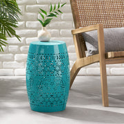 12" Outdoor Lace Cut Side Table - R&R Furniture Gallery (Fountain Valley, CA)