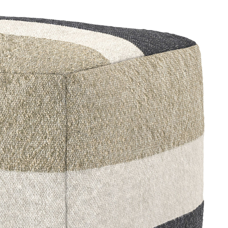 Clay - Square Pouf, Upholstered - R&R Furniture Gallery (Fountain Valley, CA)