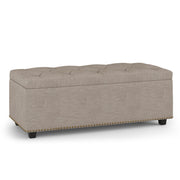 Hamilton - Upholstered Lift Top Rectangular Storage Ottoman - R&R Furniture Gallery (Fountain Valley, CA)