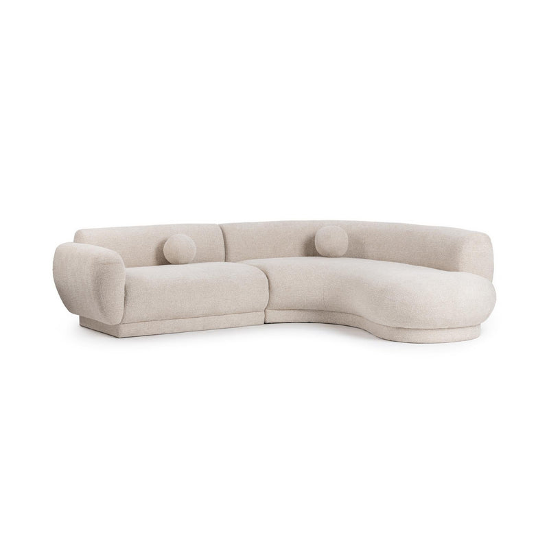 Serena - 2 Piece Sectional - Buttercream