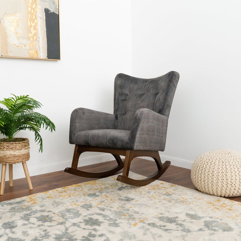 Alistair - Rocking Chair - Brown / Dark Gray - R&R Furniture Gallery (Fountain Valley, CA)